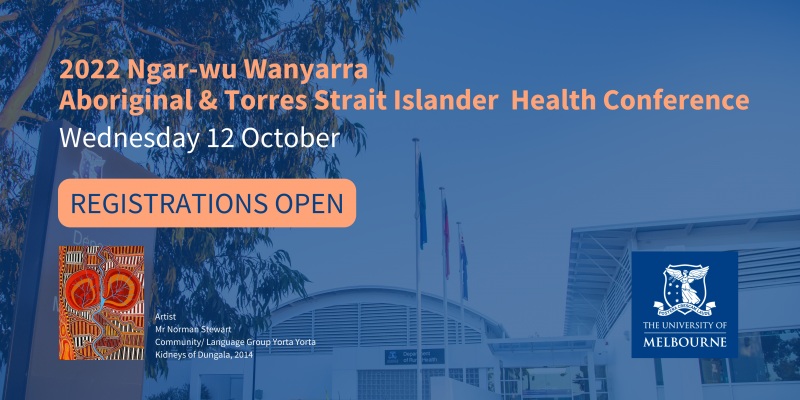Aboriginal Health Conference - registrations open website banner
