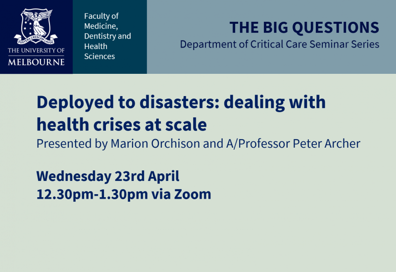 Big Questions Seminar April 2025
