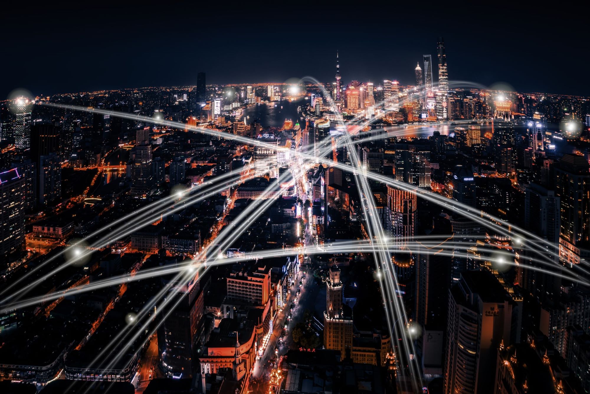 The idea of inflammation as a ‘city’ is emerging. The image shows illuminated streets in a city with lines of light indicating movement and connection between areas