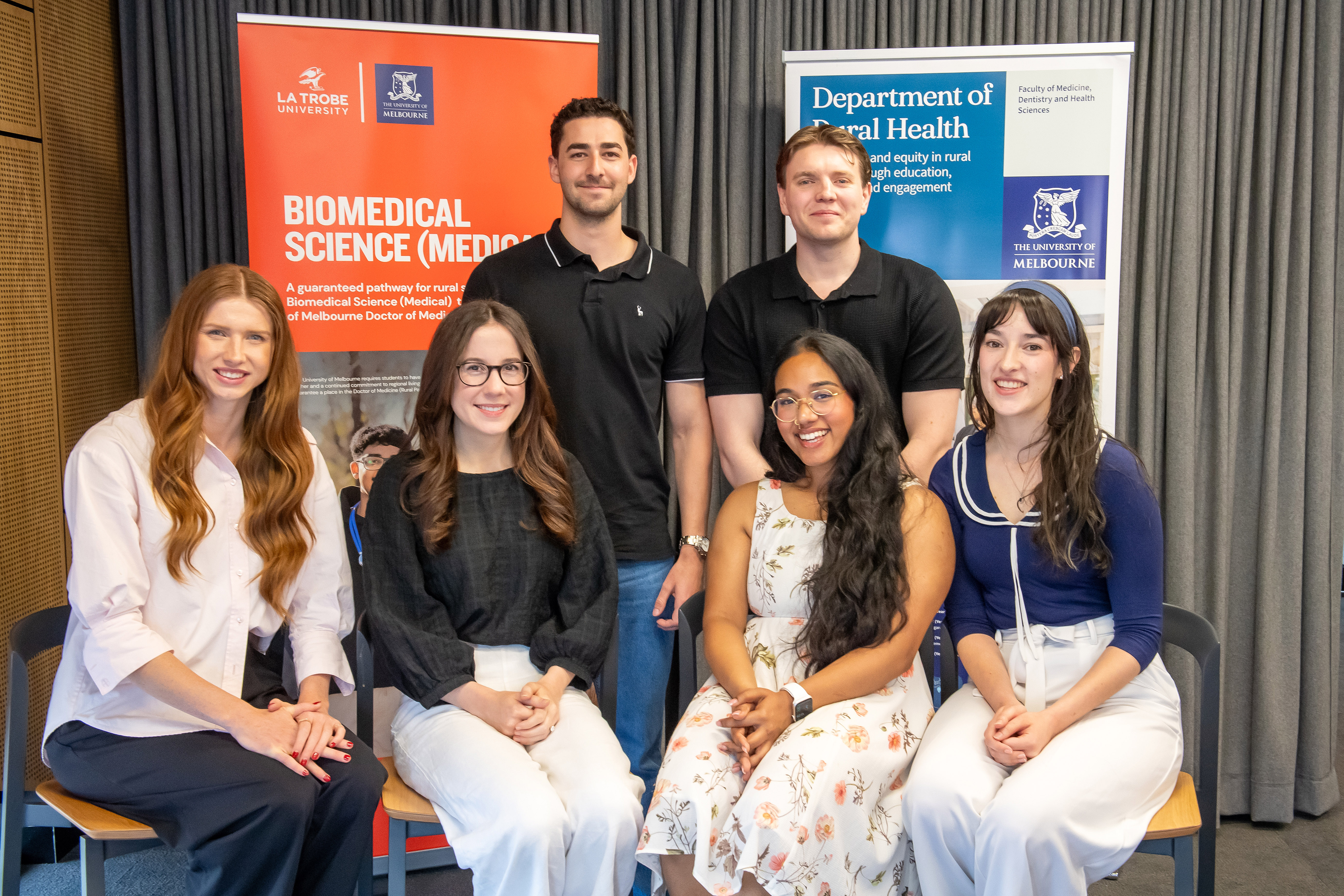 Graduating students group photo