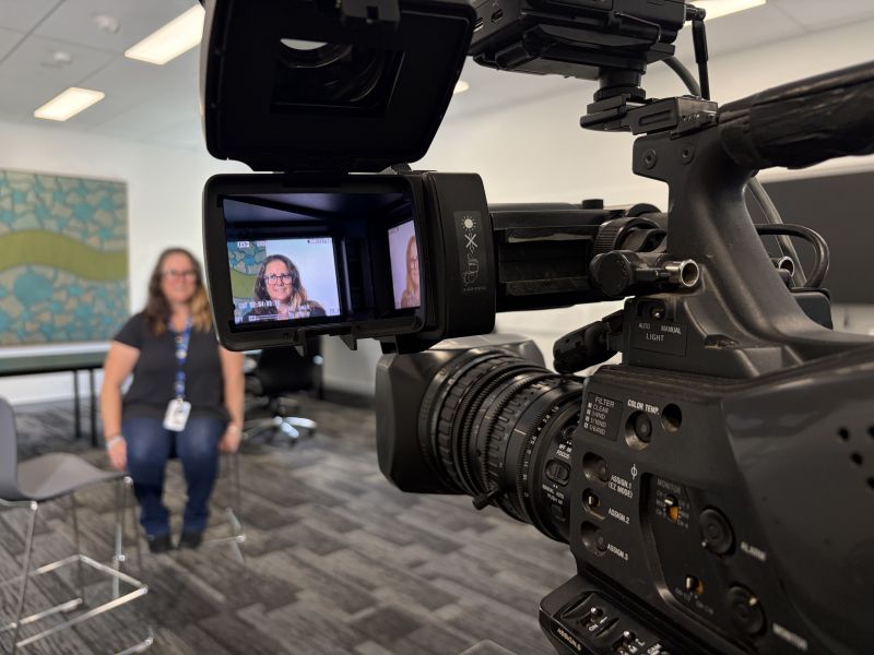 Sexual health physician and CERSH Clinical Lead, A/Prof Siobhan Bourke films new content for the Facets of Rural Sexual Health Modules 