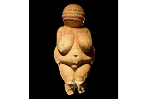 The Venus of Willendorf, a 25,000–30,000 year old statuette of a woman with obesity discovered in Austria in 1908.