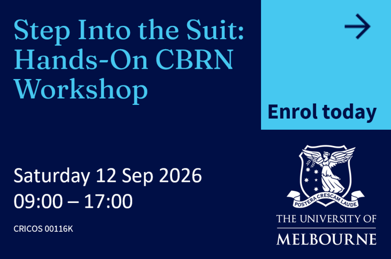 Image for Step Into the Suit: Hands-on CBRN workshop