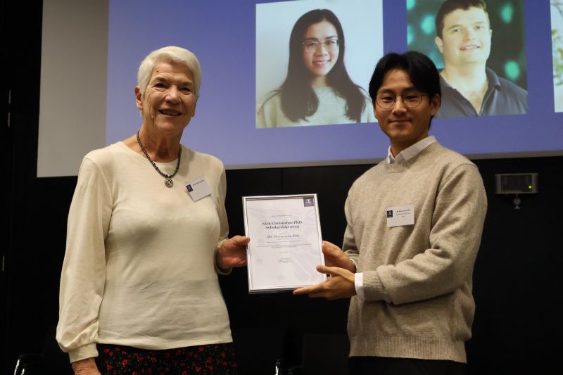 2025 Nick Christopher PhD Top-up Scholarship Winner: Wonyoung Kim 