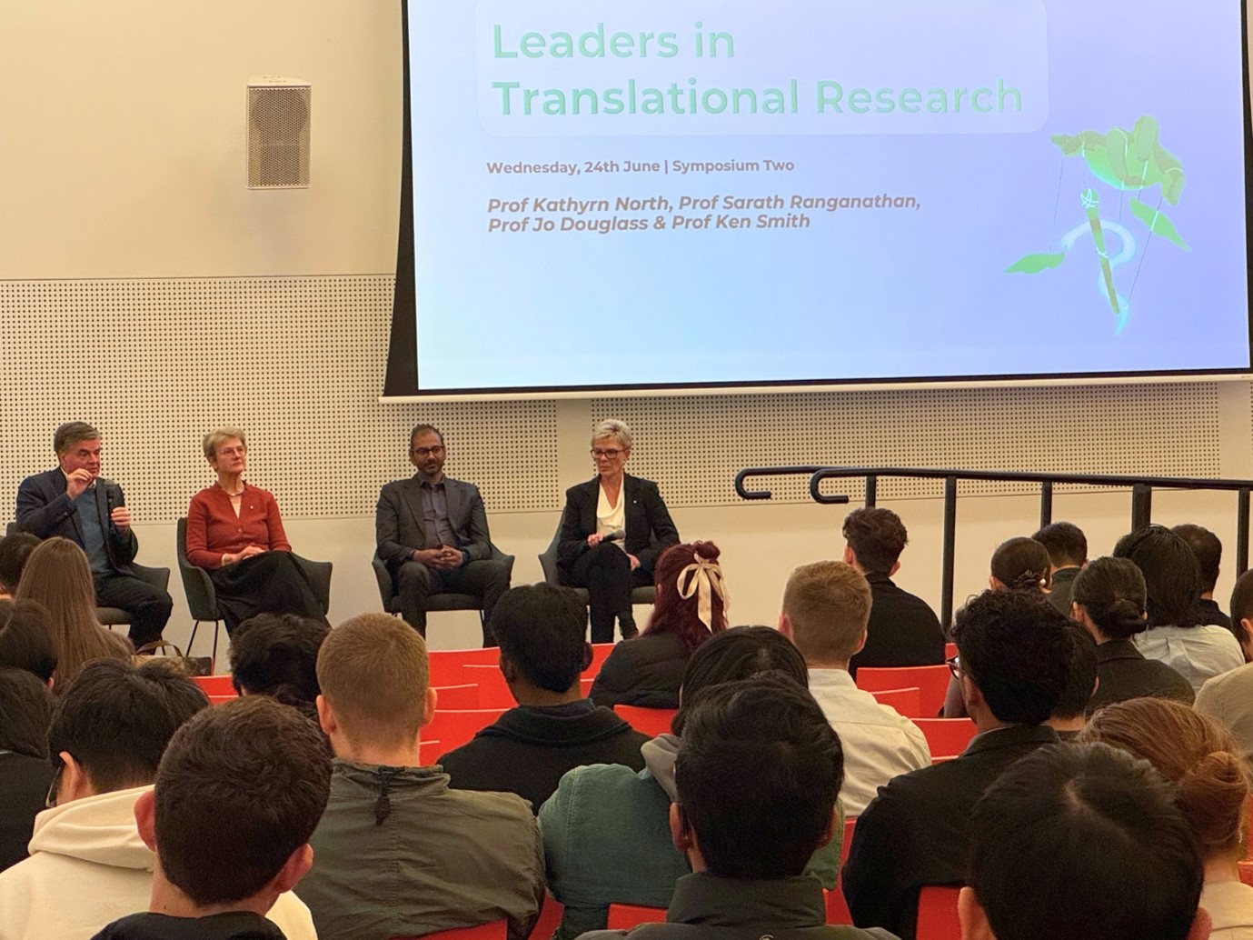 Professor Ken Smith, Professor Jo Douglass, Professor Sarath Ranganathan, and Professor Kathryn North