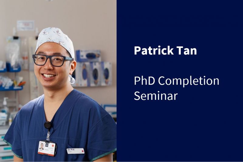 Patrick Tan Completion Seminar