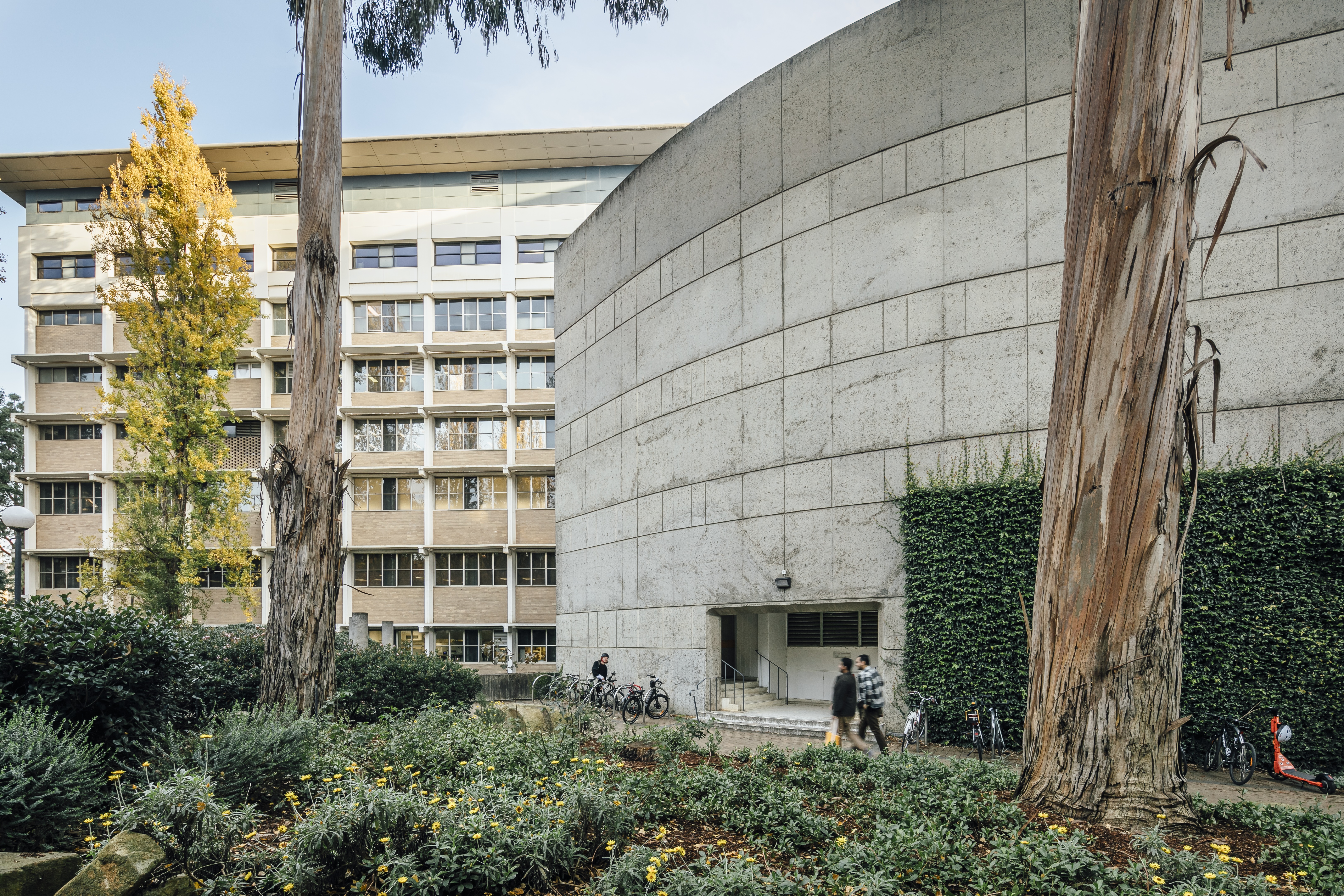 An image of the Melbourne Medical School building on the University of Melbourne campus