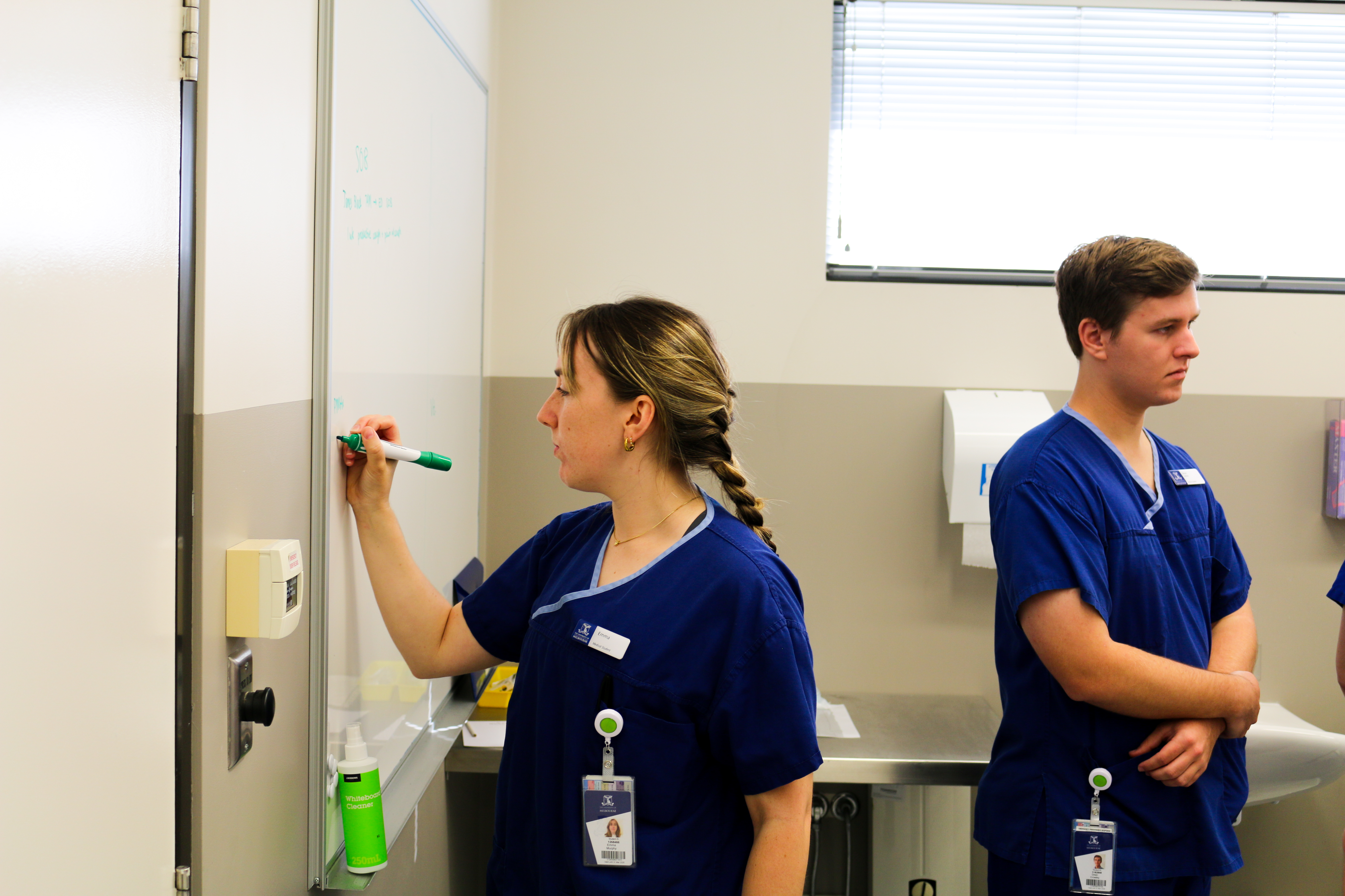 Students in clinical simulation