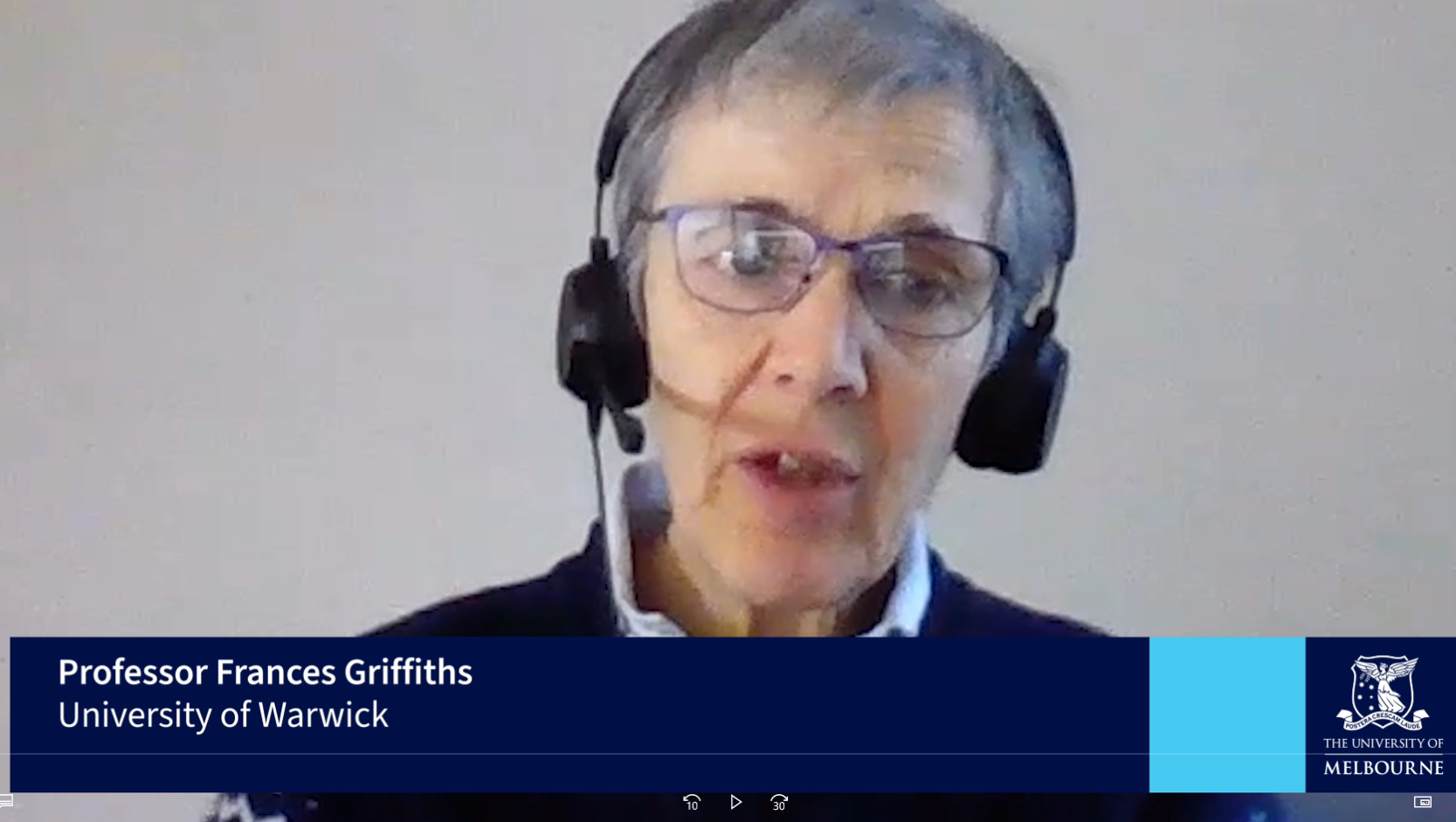 Professor Frances Griffiths