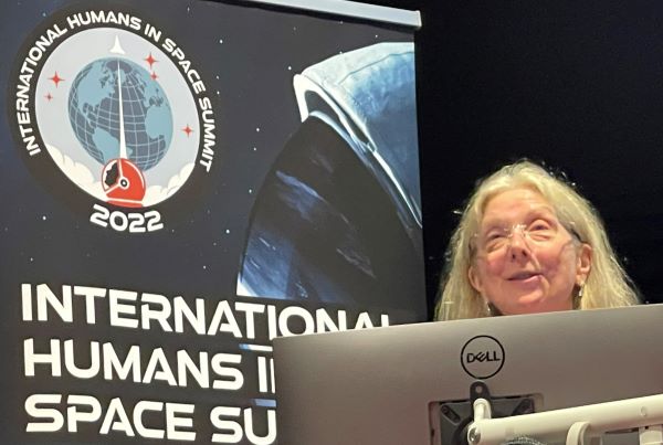 Dr Rowena Christiansen, who is a founder of the ad astra vita project and the International Humans in Space Summit. 