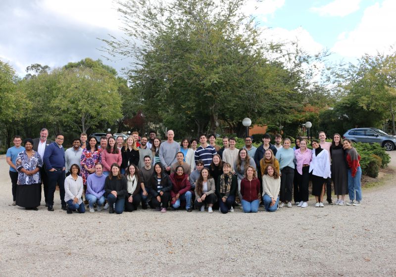 Rural staff and students group photo outside at Careers Camp