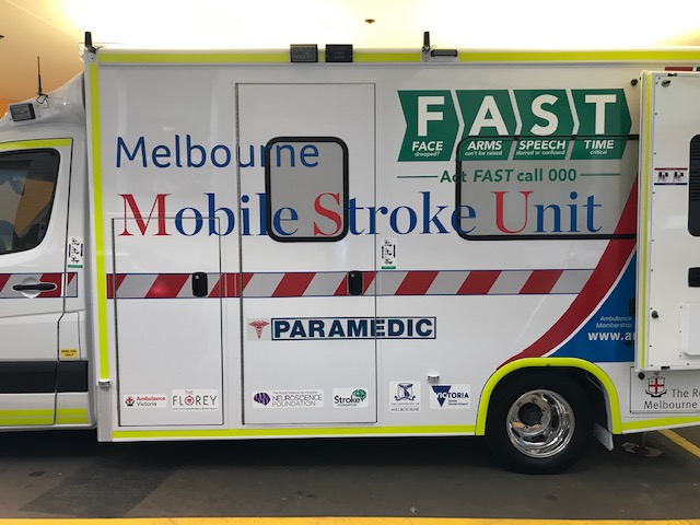 Mobile stroke unit