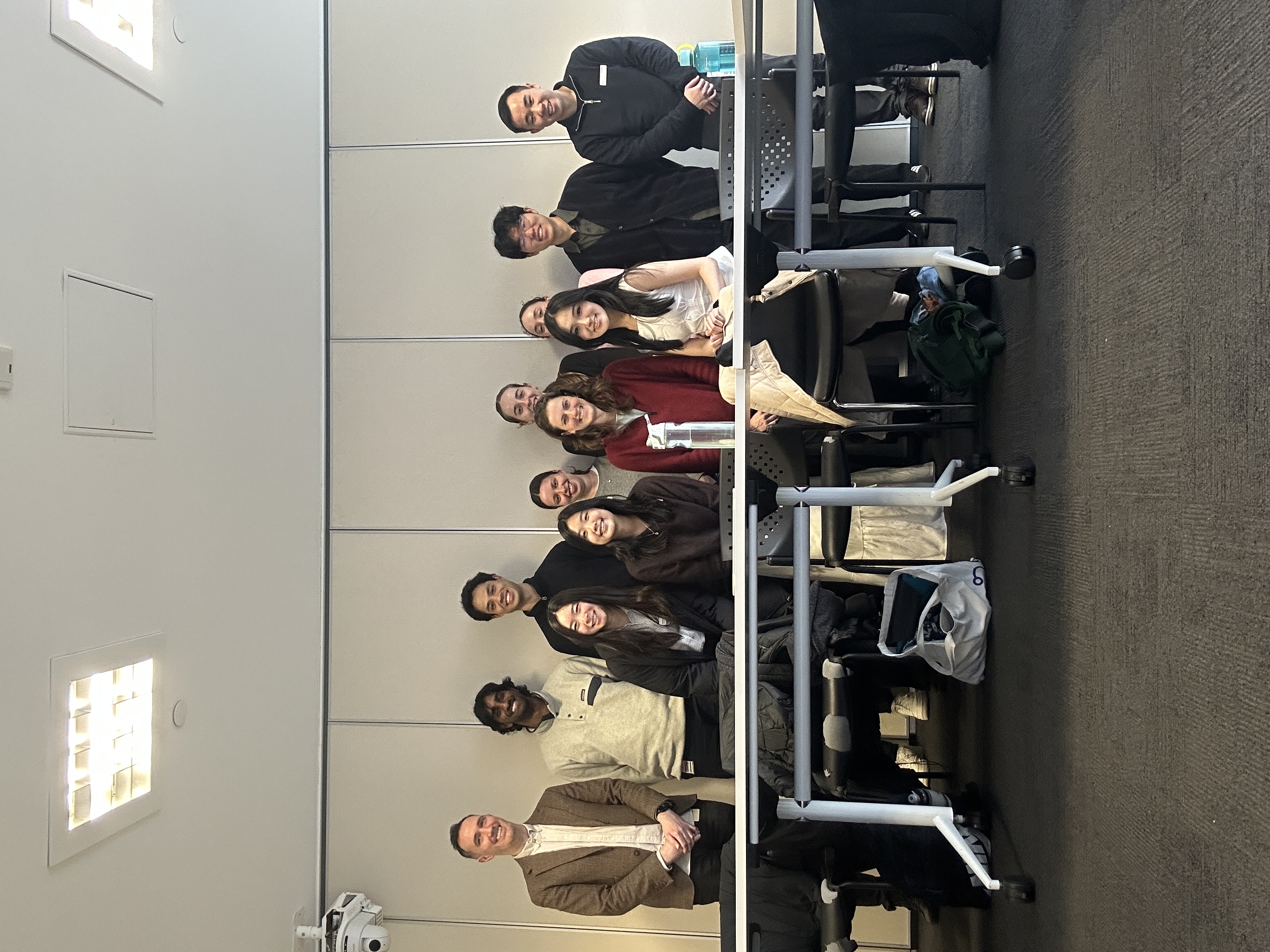 Pictured: The Medical Student Group with Academic Coordinator Michael